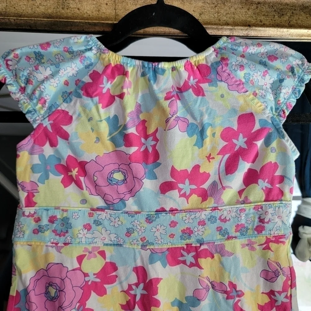 Hanna Andersson girls floral dress 130